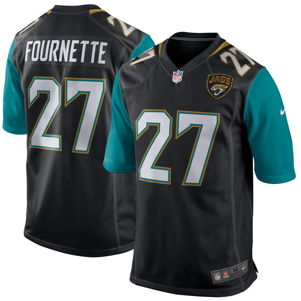 Men's Jacksonville Jaguars Leonard Fournette Nike Black 2017 Draft Pick Game Jersey