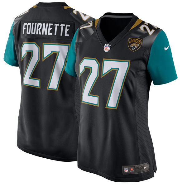 Women's Jacksonville Jaguars Leonard Fournette Nike Black 2017 Draft Pick Game Jersey