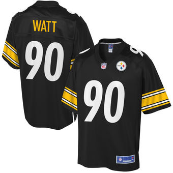 Youth Pittsburgh Steelers T.J. Watt NFL Pro Line Black Player Jersey