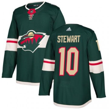 #10 Chris Stewart Jersey Minnesota Wild Green Home