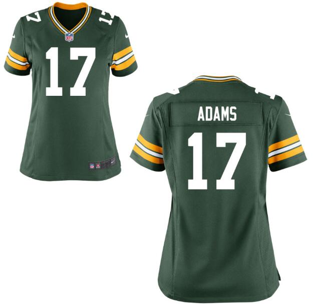 Women's Green Bay Packers Davante Adams Nike Green Team Game Jersey