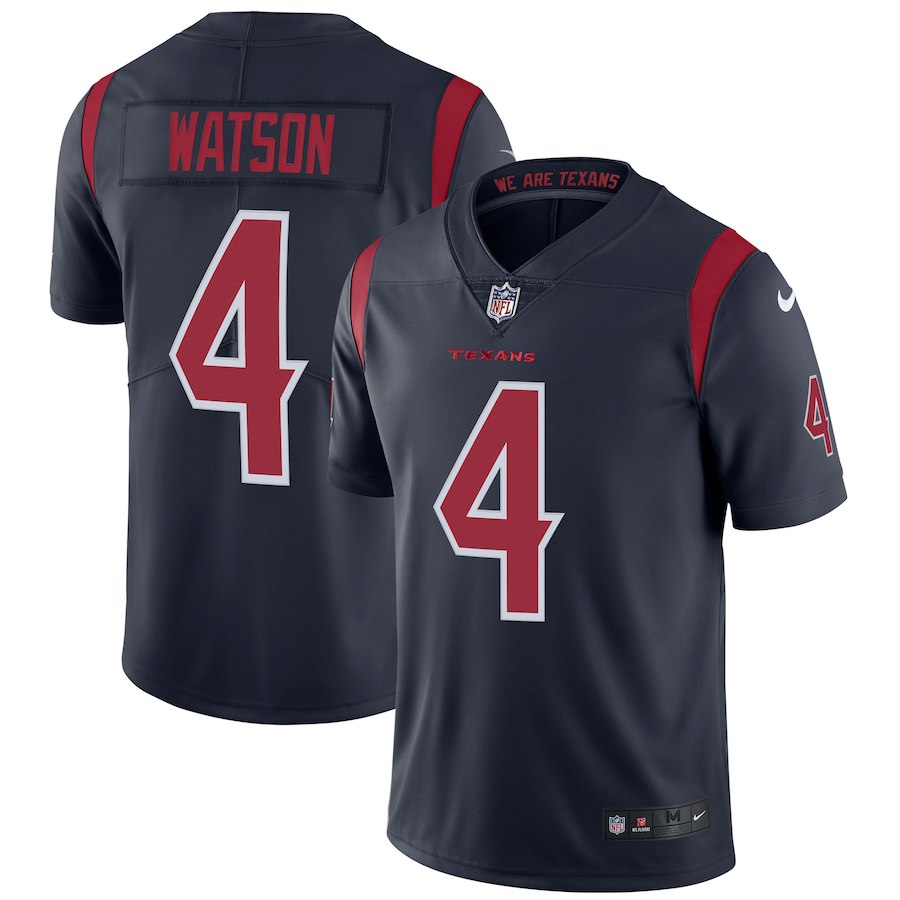 Men's Houston Texans Deshaun Watson Nike Navy Vapor Untouchable Color Rush Limited Player Jersey