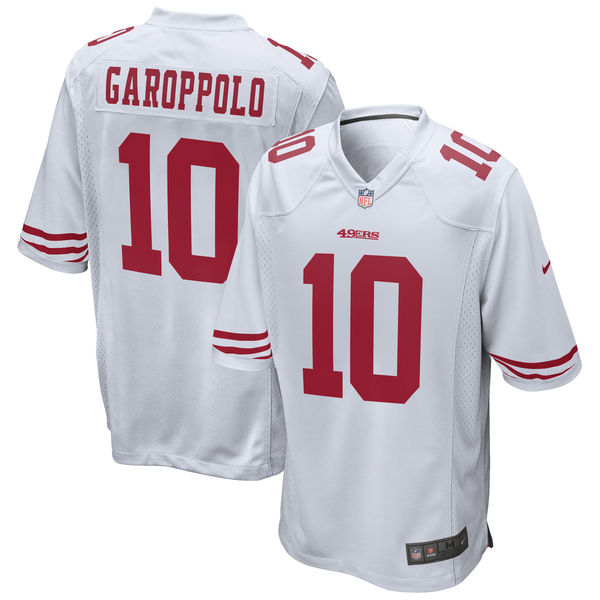 Men's San Francisco 49ers Jimmy Garoppolo Nike White Game Jersey