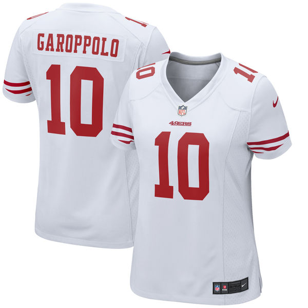 Women's San Francisco 49ers Jimmy Garoppolo Nike White Game Jersey-