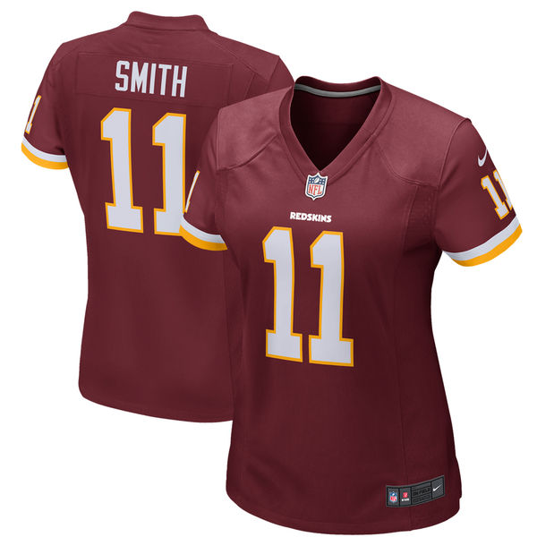 Women's Washington Redskins Alex Smith Nike Burgundy Game Jersey