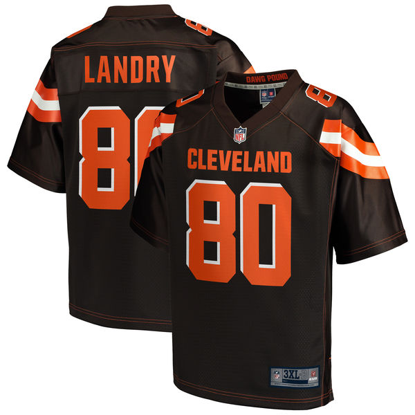 Men's Cleveland Browns Jarvis Landry NFL Pro Line Brown Team Color Big & Tall Jersey