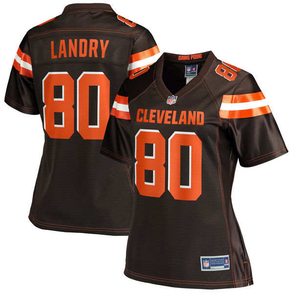 Women's Cleveland Browns Jarvis Landry NFL Pro Line Brown Team Color Jersey