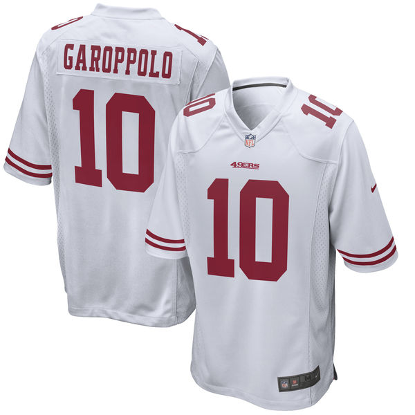 Men's San Francisco 49ers Jimmy Garoppolo Nike White Game Jersey