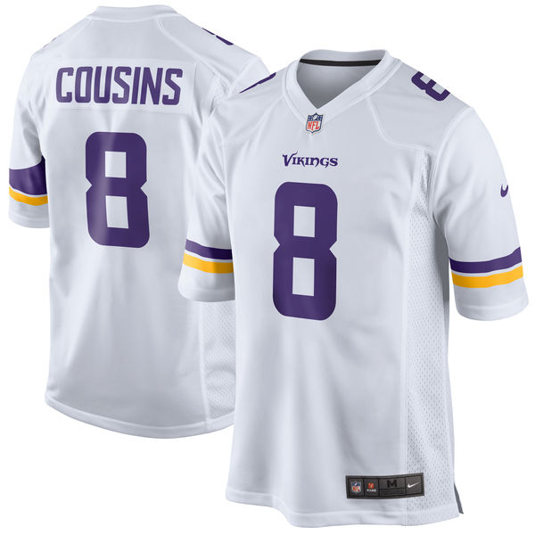 Youth Minnesota Vikings Kirk Cousins Nike White Game Jersey