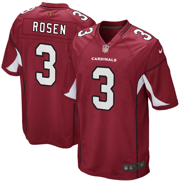 Men's Arizona Cardinals Josh Rosen Nike Cardinal 2018 NFL Draft First Round Pick Game Jersey