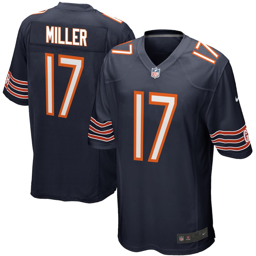 Youth Chicago Bears Anthony Miller Nike Navy 2018 NFL Draft Pick Game Jersey