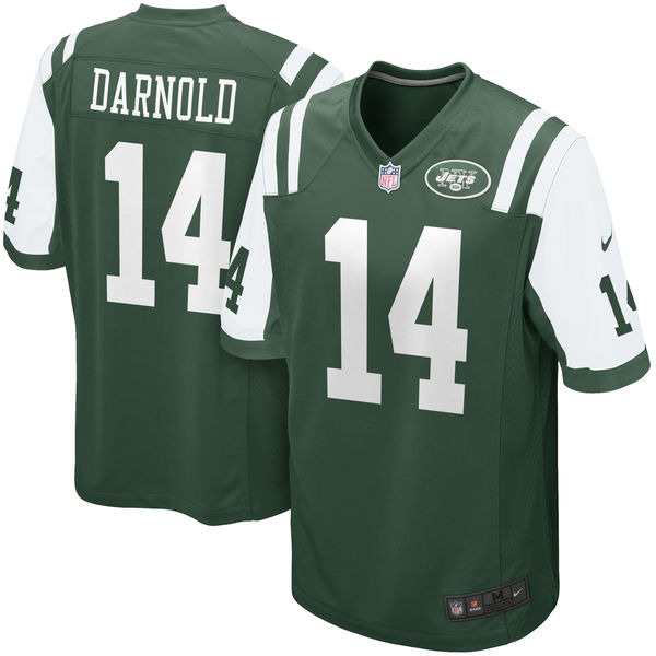 Youth New York Jets Sam Darnold Nike Green 2018 NFL Draft Pick Game Jersey