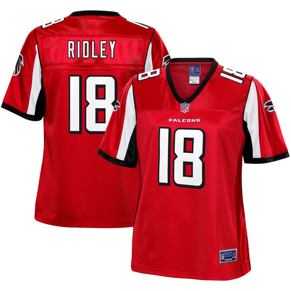 Women's Atlanta Falcons Calvin Ridley NFL Pro Line Red Player Jersey