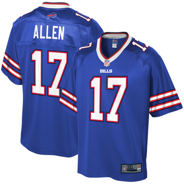 Men's Buffalo Bills Josh Allen NFL Pro Line Royal Big & Tall Player Jersey