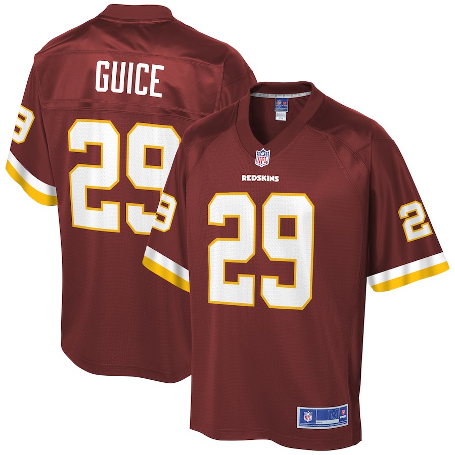 Youth Washington Redskins Derrius Guice NFL Pro Line Burgundy Player Jersey