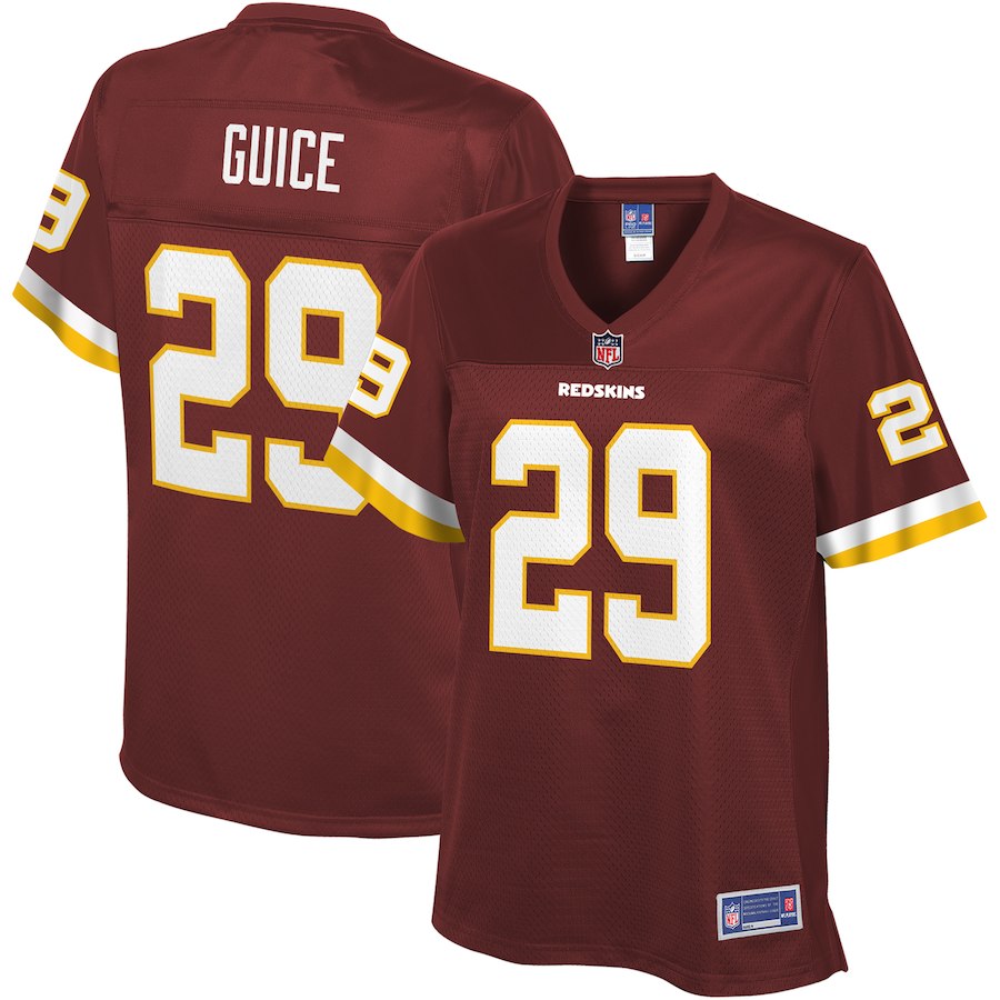 Women's Washington Redskins Derrius Guice NFL Pro Line Burgundy Player Jersey