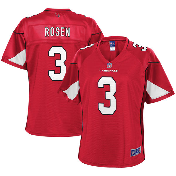 Women's Arizona Cardinals Josh Rosen NFL Pro Line Cardinal Player Jersey