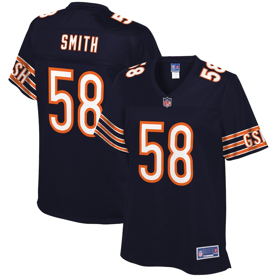 Women's Chicago Bears Roquan Smith NFL Pro Line Navy Player Jersey