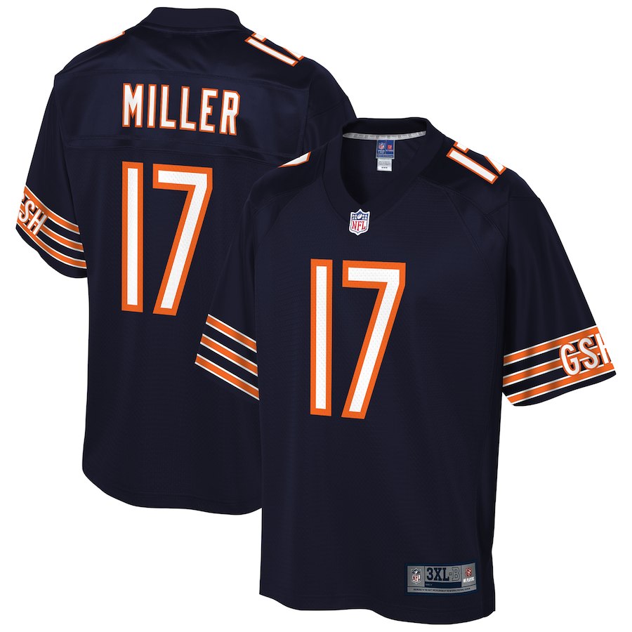 Men's Chicago Bears Anthony Miller NFL Pro Line Navy Big & Tall Player Jersey