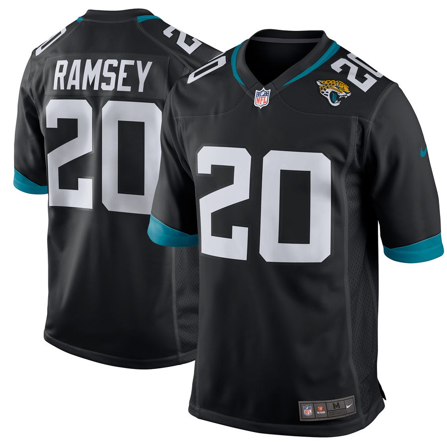 Men's Jacksonville Jaguars Jalen Ramsey Nike Black New 2018 Game Jersey