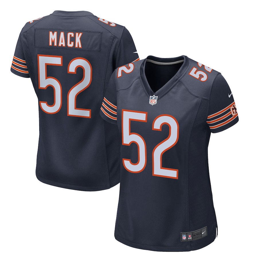 Women's Chicago Bears Khalil Mack Nike Navy Game Jersey