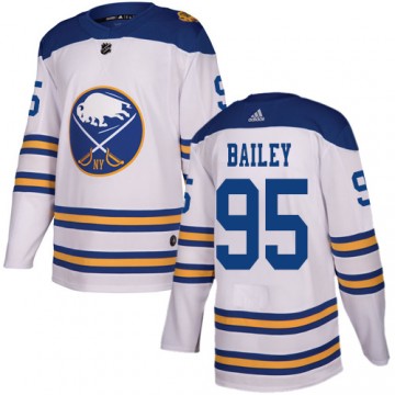 #95 Justin Bailey Jersey Buffalo Sabres White 2018 Winter Classic