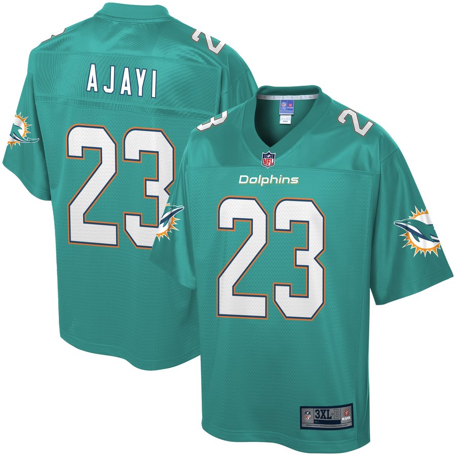 Men's Miami Dolphins Jay Ajayi Nfl Pro Line Aqua Big & Tall Player Jersey