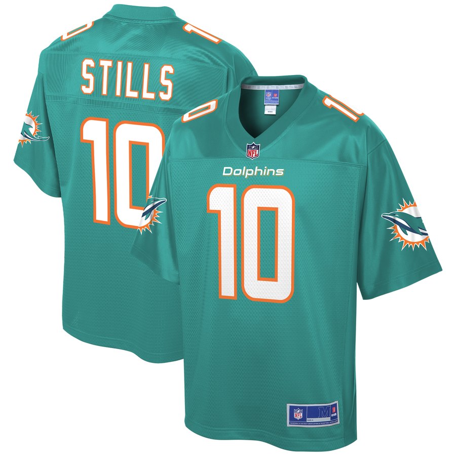 Youth Miami Dolphins Kenny Stills Nfl Pro Line Aqua Team Player Jersey