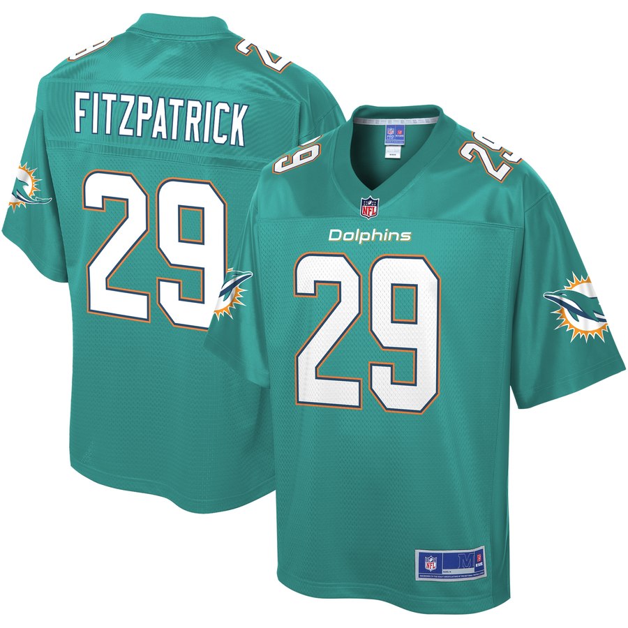 Men's Miami Dolphins Minkah Fitzpatrick Nfl Pro Line Aqua Player Jersey