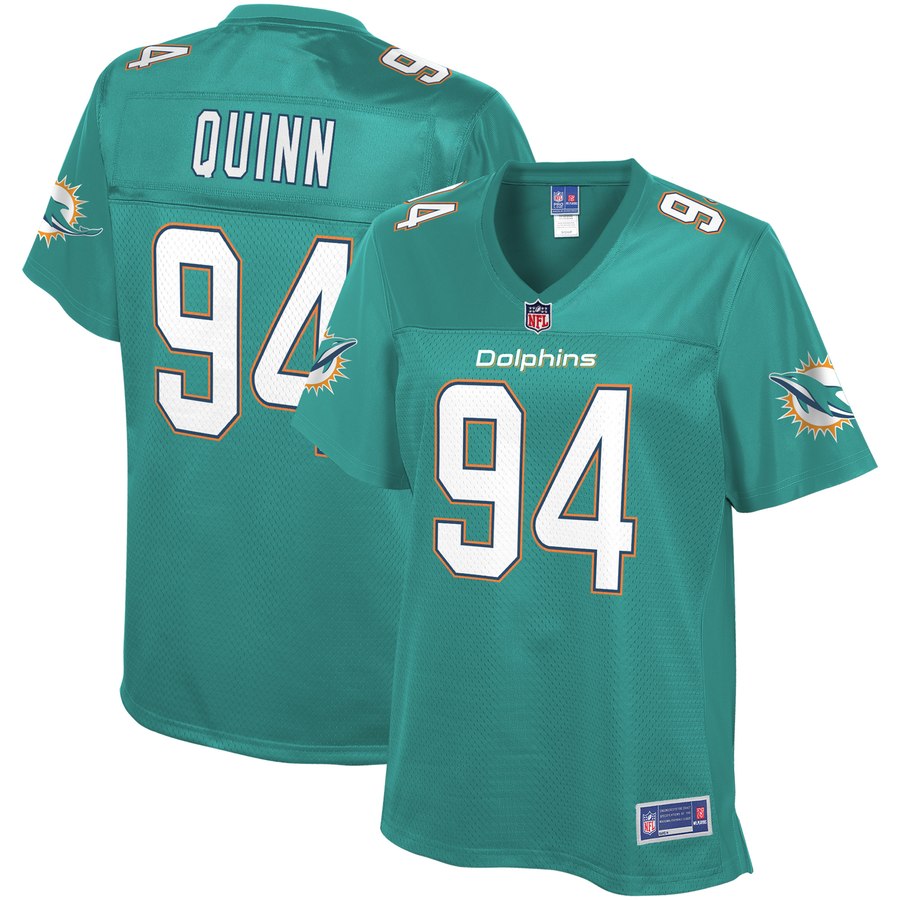 Women's Miami Dolphins Robert Quinn Nfl Pro Line Aqua Player Jersey