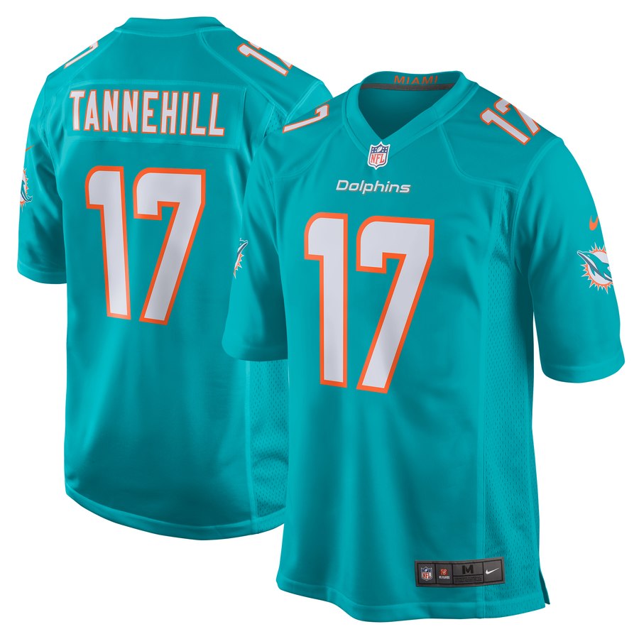 Youth Miami Dolphins Ryan Tannehill Nike Aqua New 2018 Game Jersey