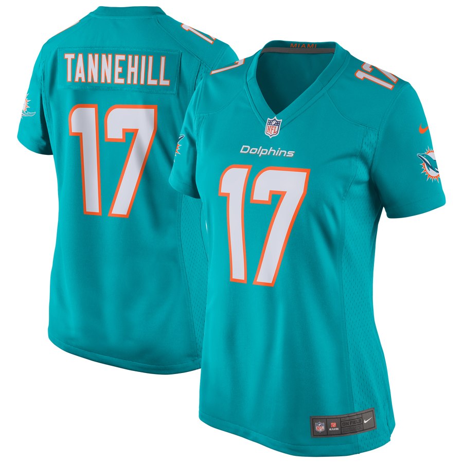 Women's Miami Dolphins Ryan Tannehill Nike Aqua New 2018 Game Jersey