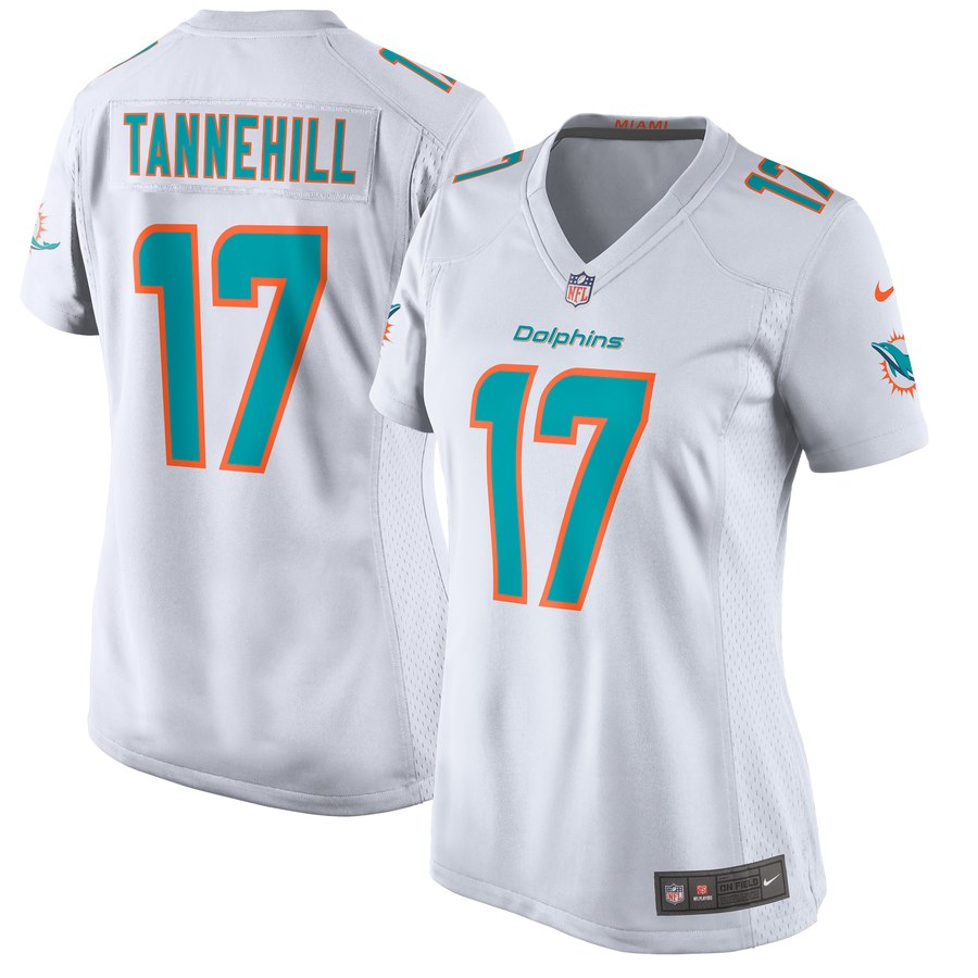 Women's Miami Dolphins Ryan Tannehill Nike White New 2018 Game Jersey