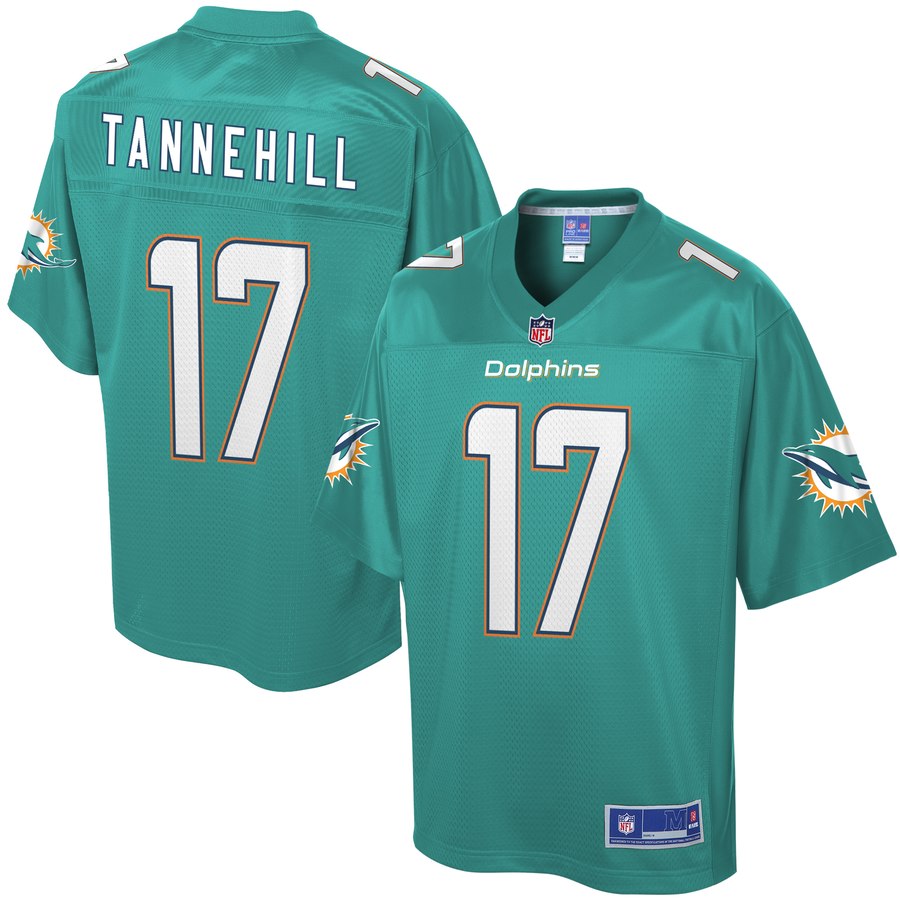 Men's Miami Dolphins Ryan Tannehill Nfl Pro Line Big & Tall Team Color Jersey