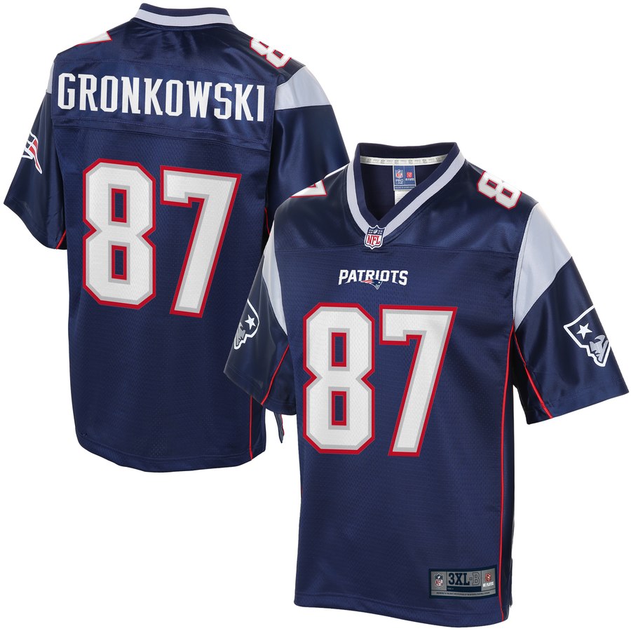 Nfl Pro Line Men's New England Patriots Rob Gronkowski Big & Tall Team Color Jersey