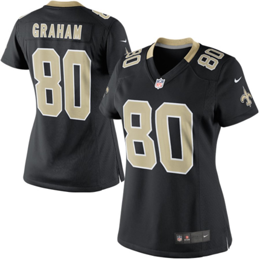 Women's New Orleans Saints Jimmy Graham Nike Black Limited Jersey