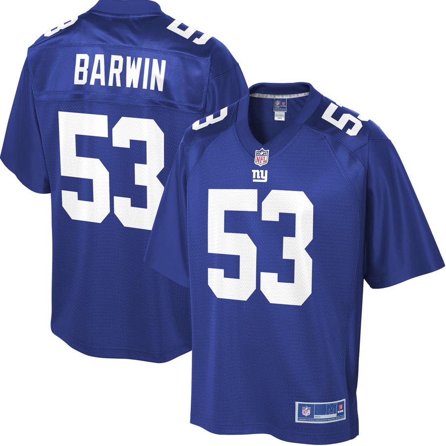 Men's New York Giants Connor Barwin Nfl Pro Line Royal Player Jersey