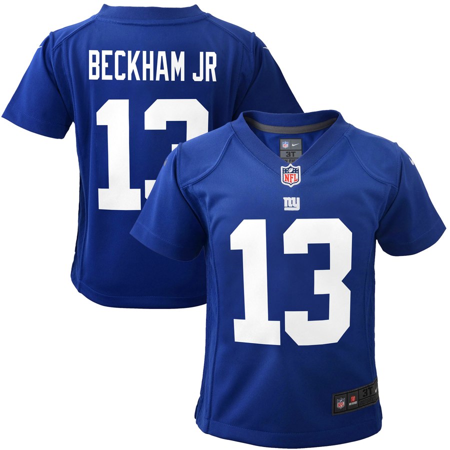 Toddler New York Giants Odell Beckham Jr Nike Royal Game Jersey