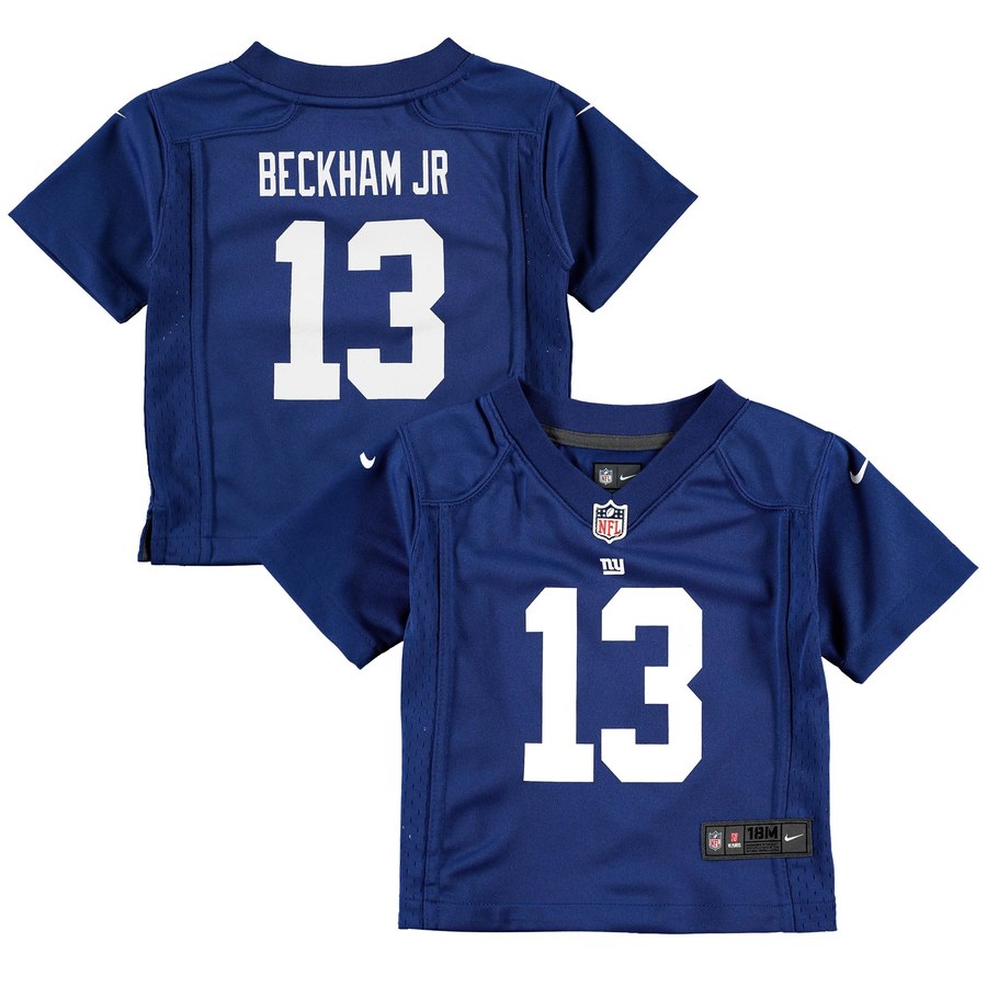 Infant New York Giants Odell Beckham Jr Nike Royal Team Color Game Jersey