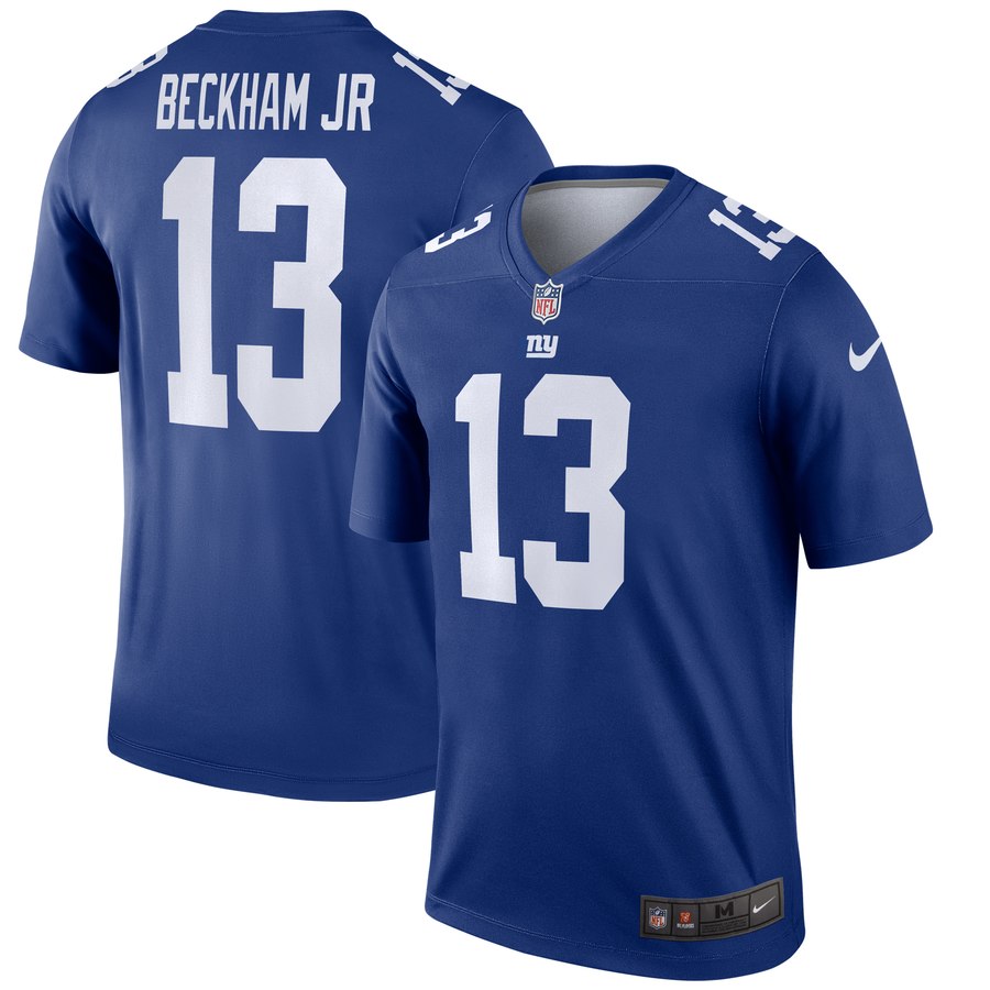 Men's New York Giants Odell Beckham Jr Nike Royal Legend Jersey