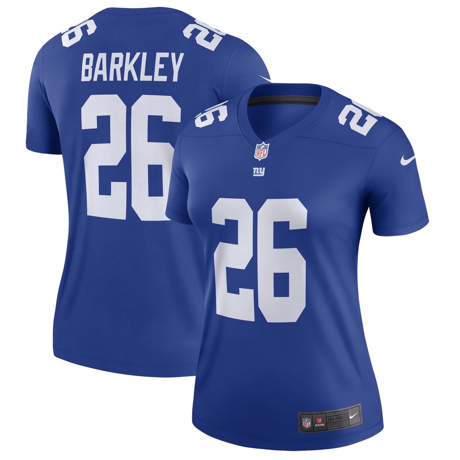 Women's New York Giants Saquon Barkley Nike Royal Legend Jersey