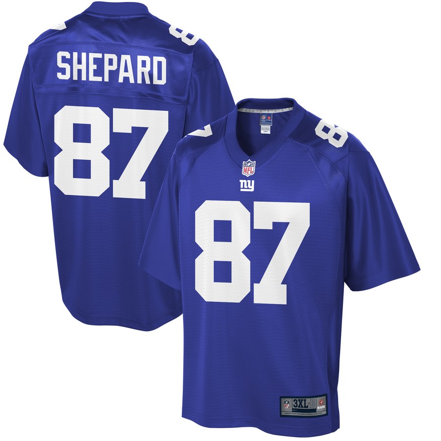 Men's New York Giants Sterling Shepard Nfl Pro Line Royal Big & Tall Player Jersey