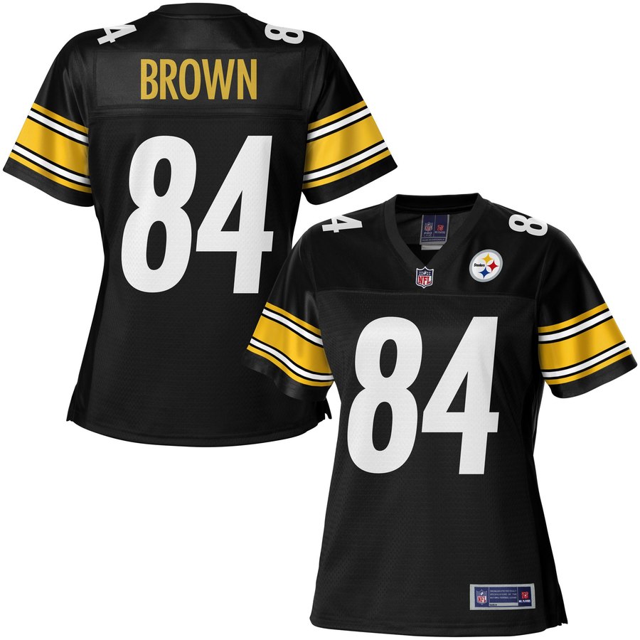 Pro Line Women's Pittsburgh Steelers Antonio Brown Team Color Jersey