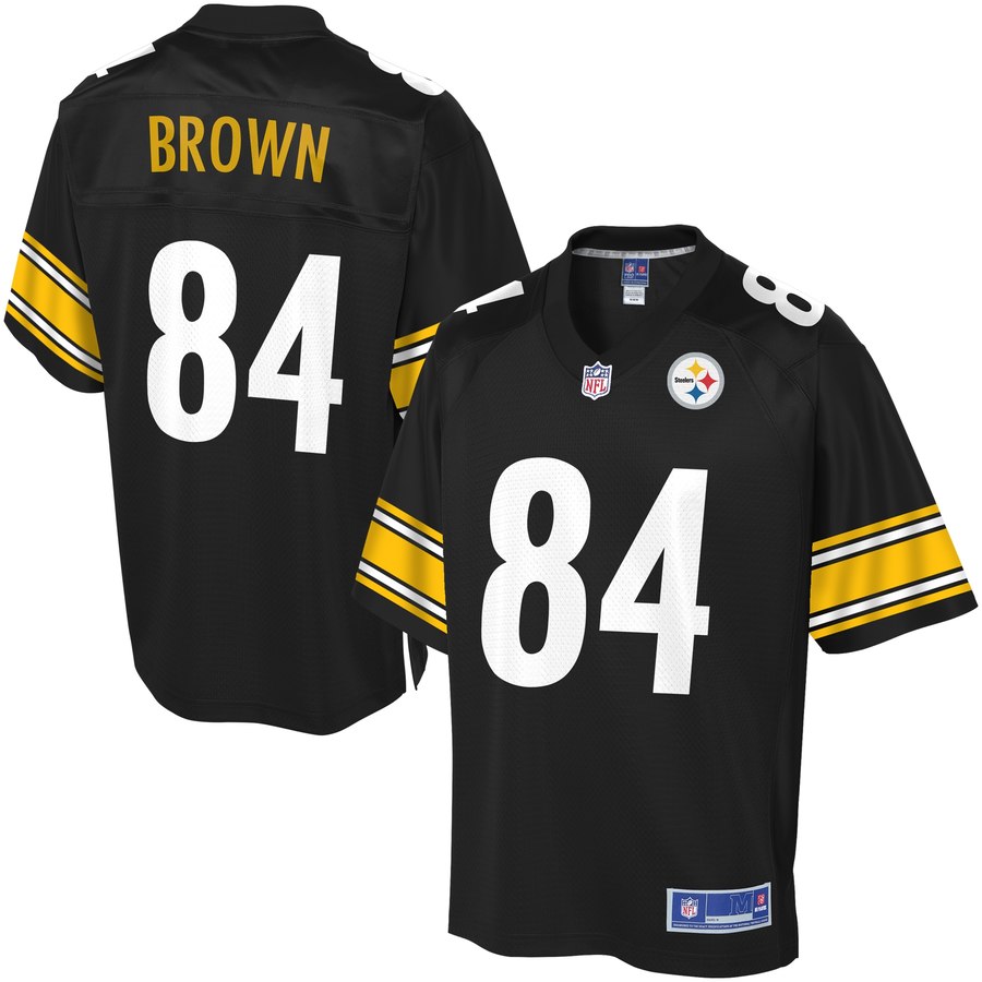 Pro Line Men's Pittsburgh Steelers Antonio Brown Team Color Jersey