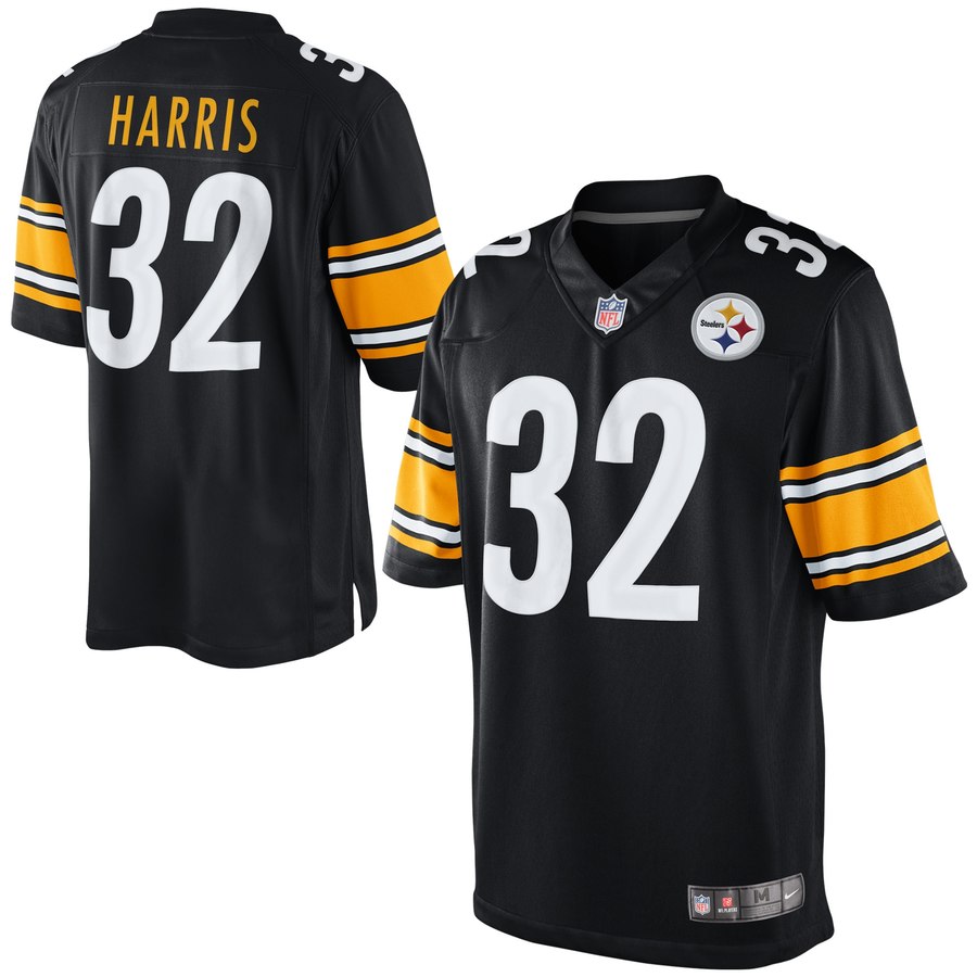 Men's Nike Franco Harris Black Pittsburgh Steelers Retired Player Limited Jersey