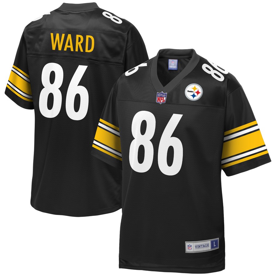 Men's Pittsburgh Steelers Hines Ward Nfl Pro Line Black Retired Player Jersey