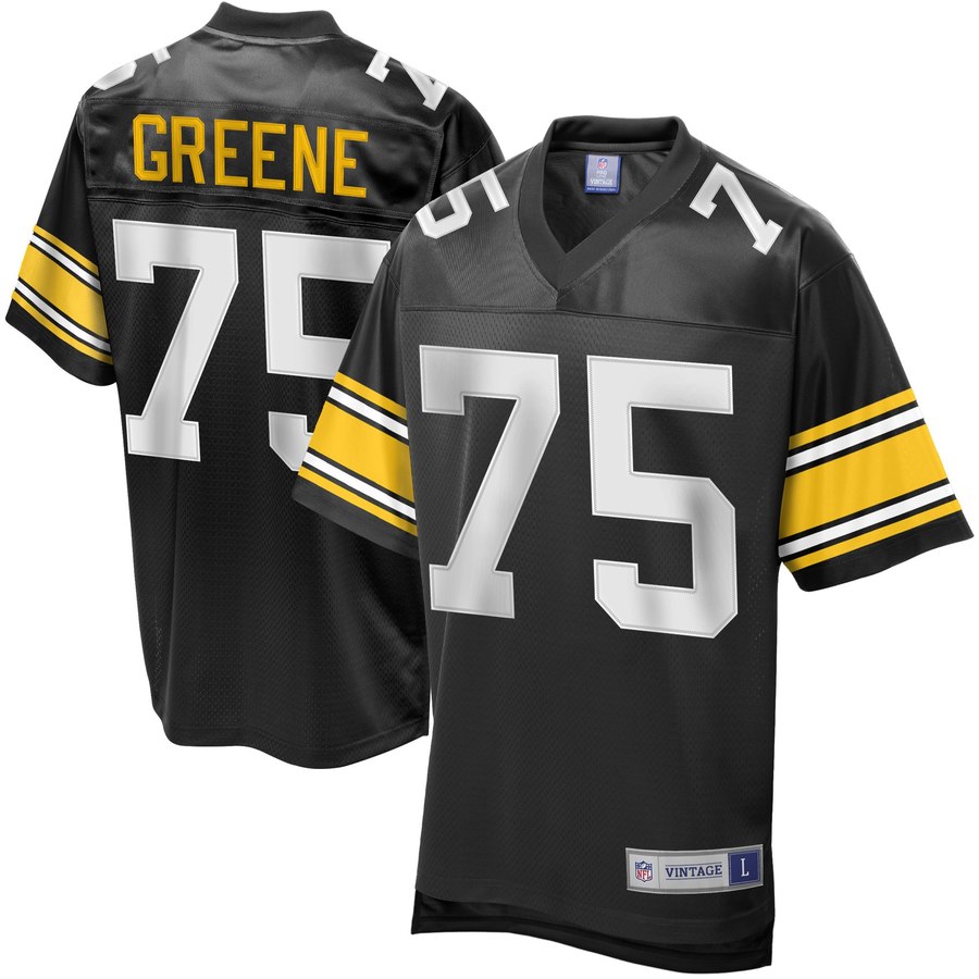 Men's Nfl Pro Line Pittsburgh Steelers Joe Greene Retired Player Jersey Black