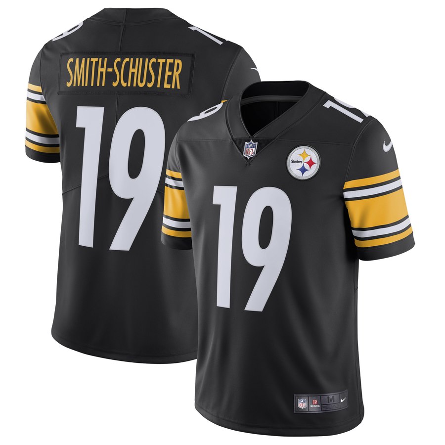 Men's Pittsburgh Steelers Juju Smith Schuster Nike Black Team Color Vapor Untouchable Limited Jersey