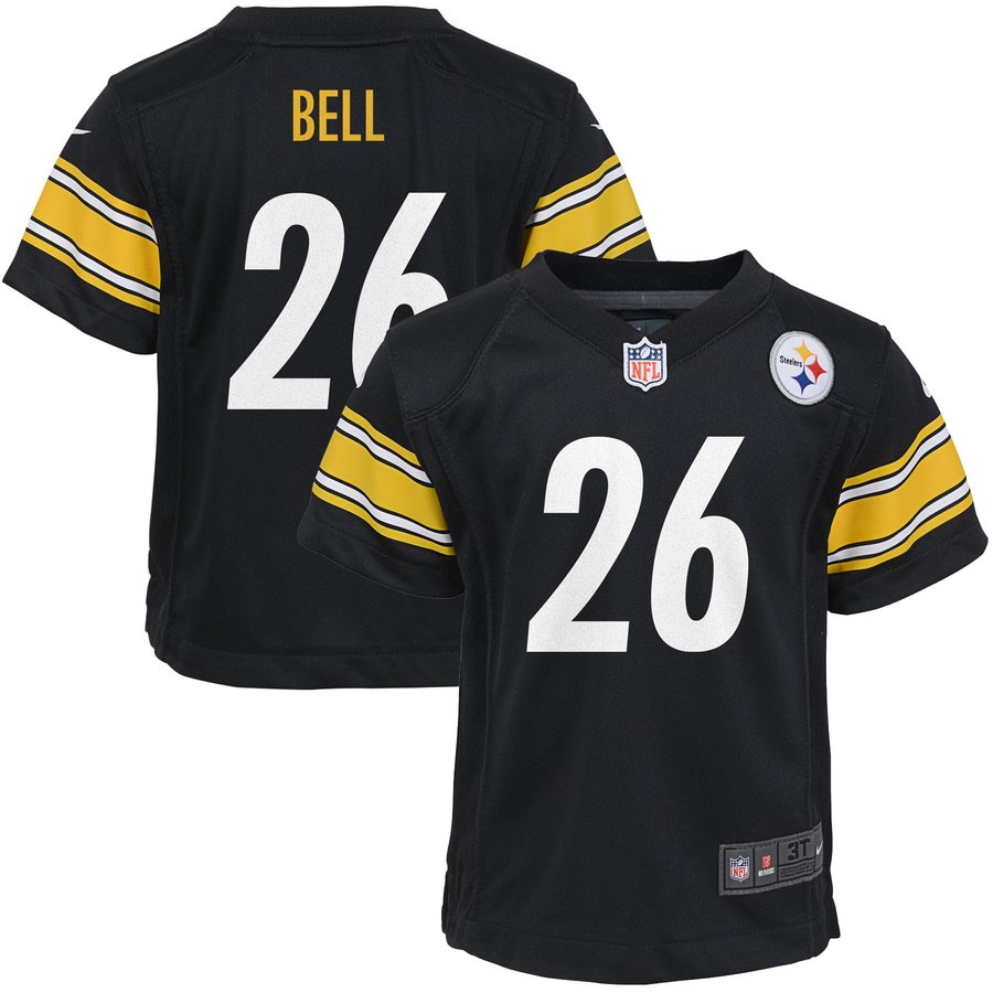 Toddler Pittsburgh Steelers Leveon Bell Nike Black Game Jersey