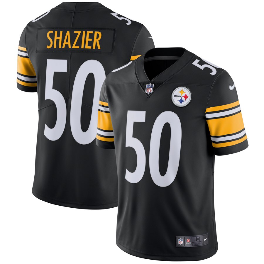 Men's Pittsburgh Steelers Ryan Shazier Nike Black Vapor Untouchable Limited Player Jersey